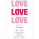 Triple Love Invitations Image 3 of 4